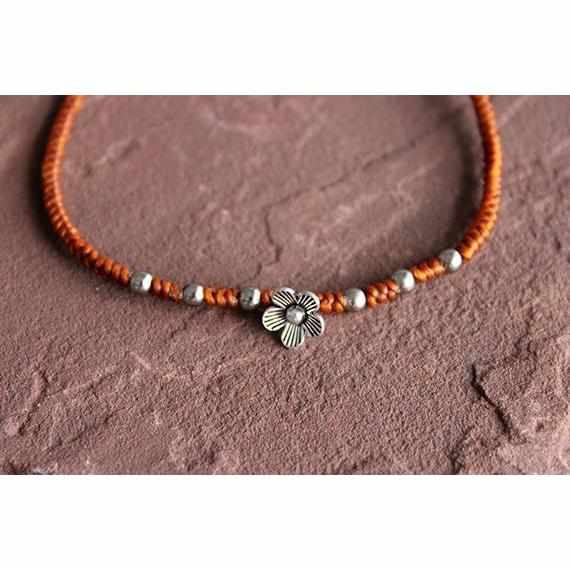 Hmong Silver .925 Charm Adjustable Bracelet - Thailand