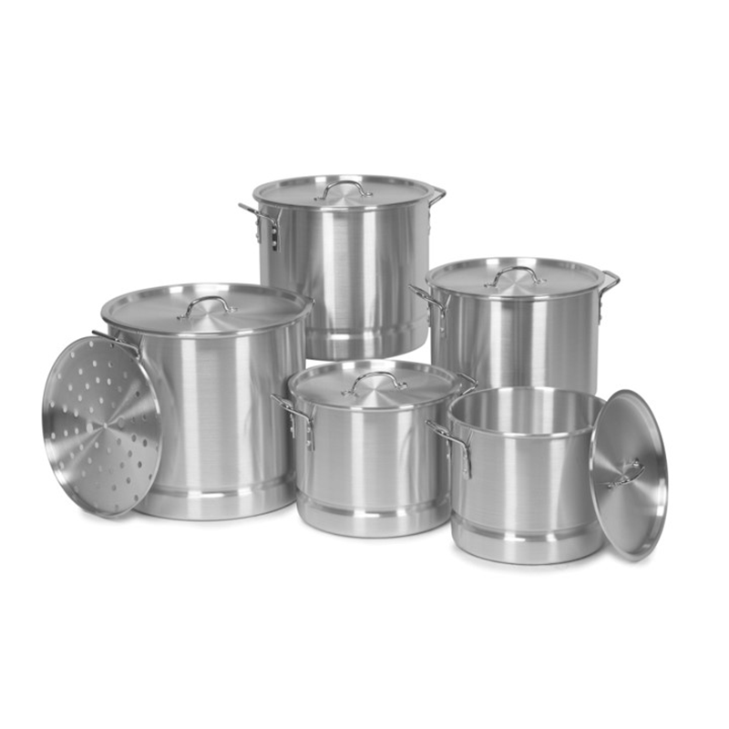 Juego de vaporizador de aluminio Imusa (8, 12, 20, 24, 32 cuartos) Juego de 5 ollas