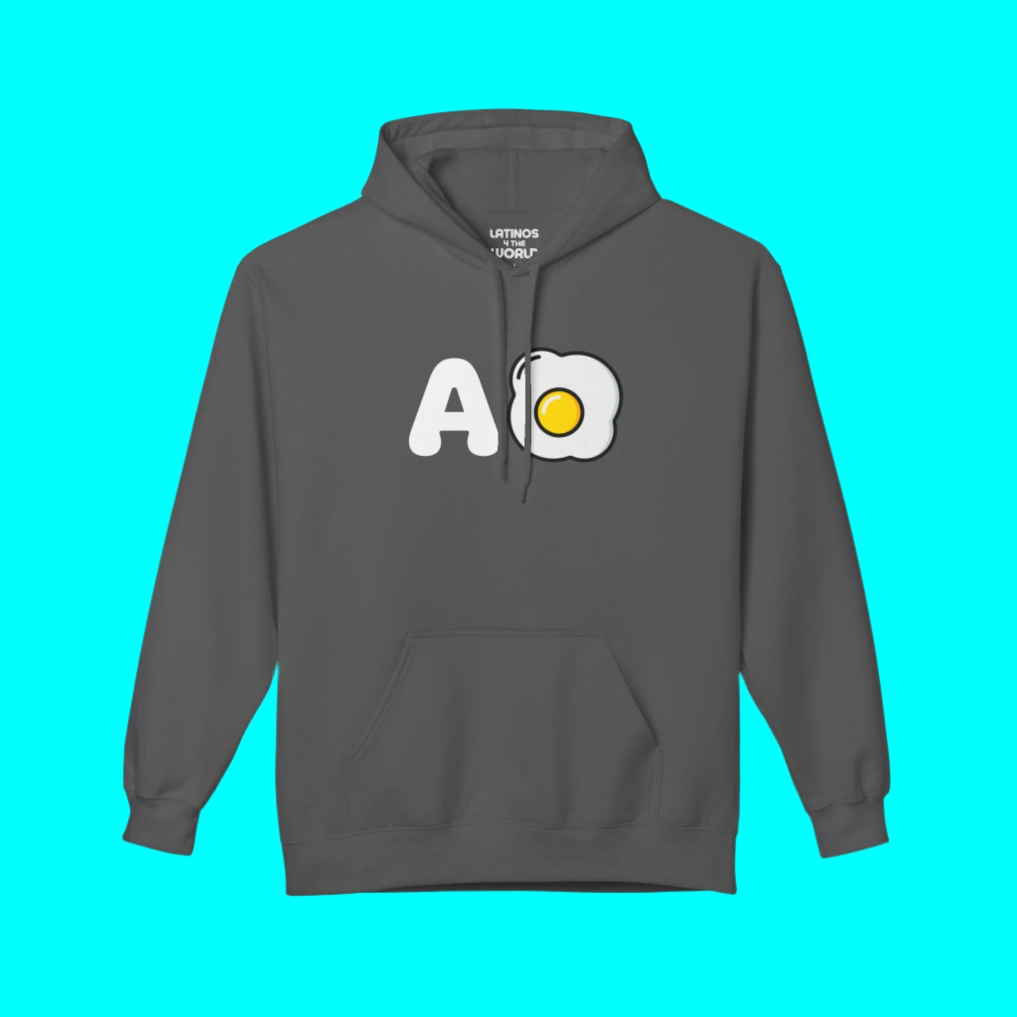 Sudadera con capucha cómoda y cálida con el eslogan en jerga mexicana/centroamericana "A Huevo" | Broma de orgullo latino divertido con forro polar | Latinos 4 The World