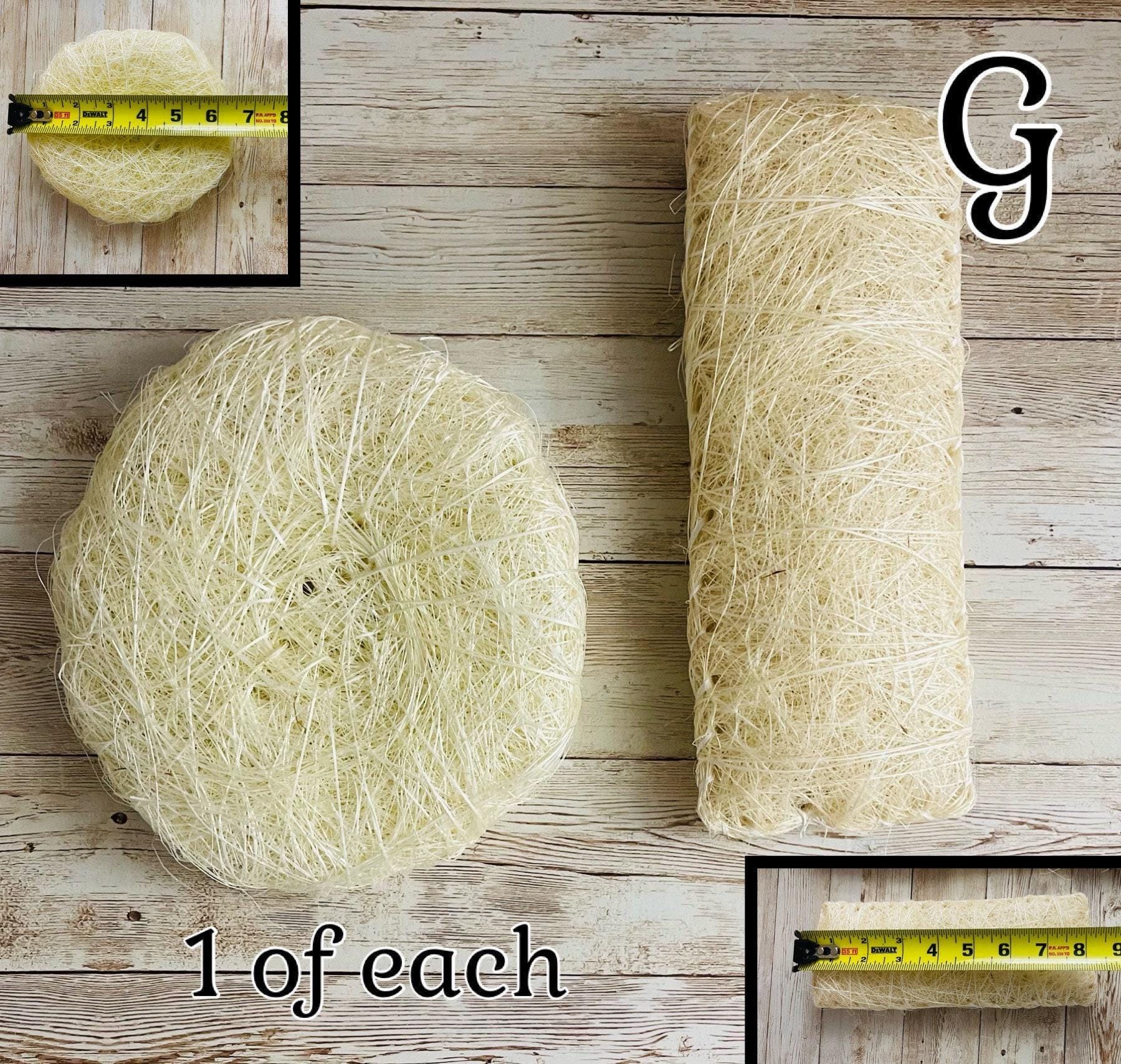 Estropajo De Ixtle Mexicano Ixtle Scourer Body Scrub 100% Natural Fibers