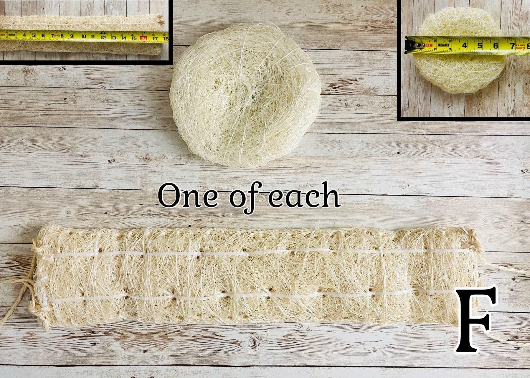 Estropajo De Ixtle Mexicano Ixtle Scourer Body Scrub 100% Natural Fibers