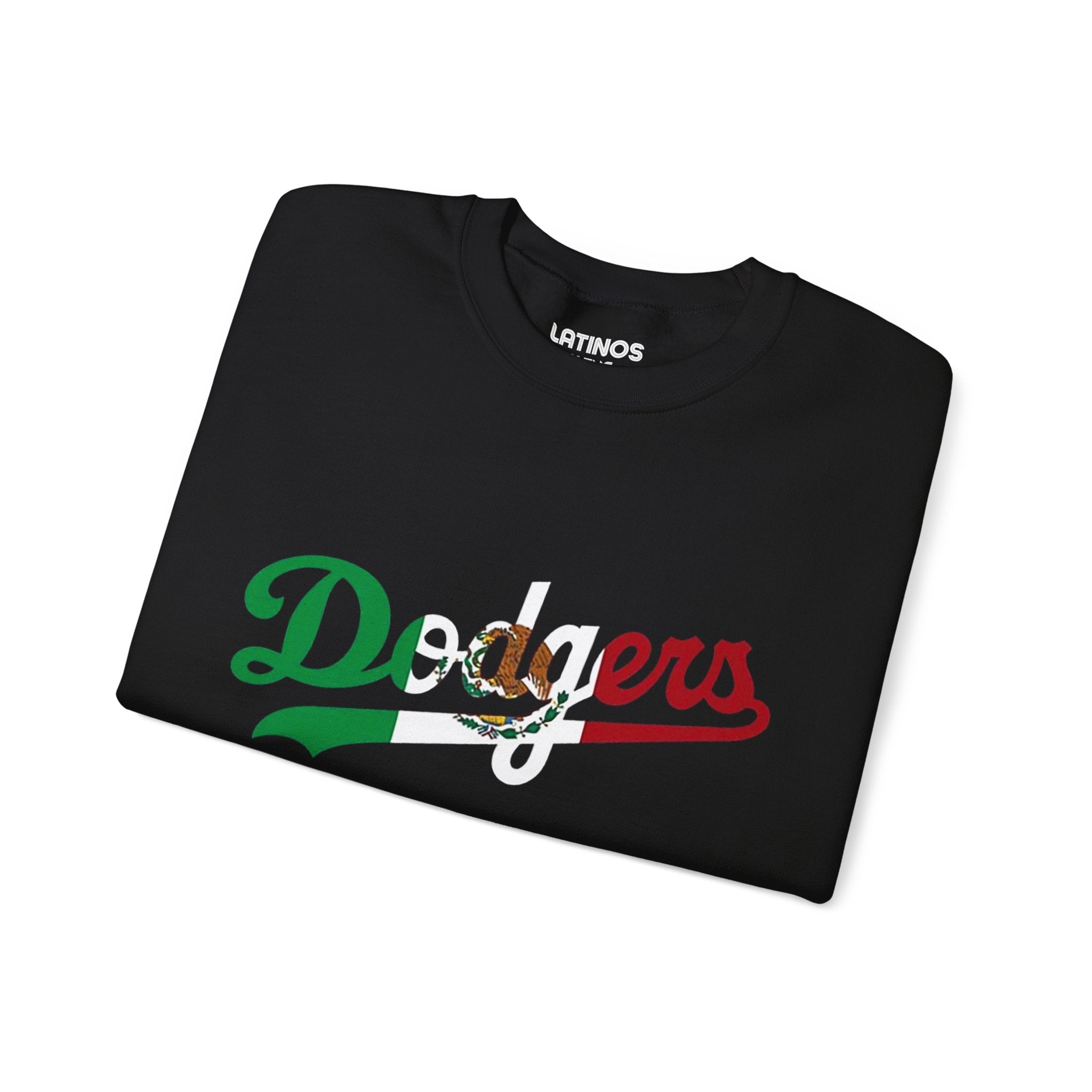 Sudadera Cuello Redondo Los Angeles Mexican Pride Dodgers | Serie Mundial 2025 Campeones LA Béisbol | Latino Divertido | 3 Colores