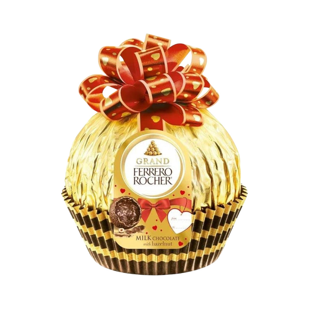 Grand Ferrero Rocher Chocolate con Leche y Avellana Hueco (125g)