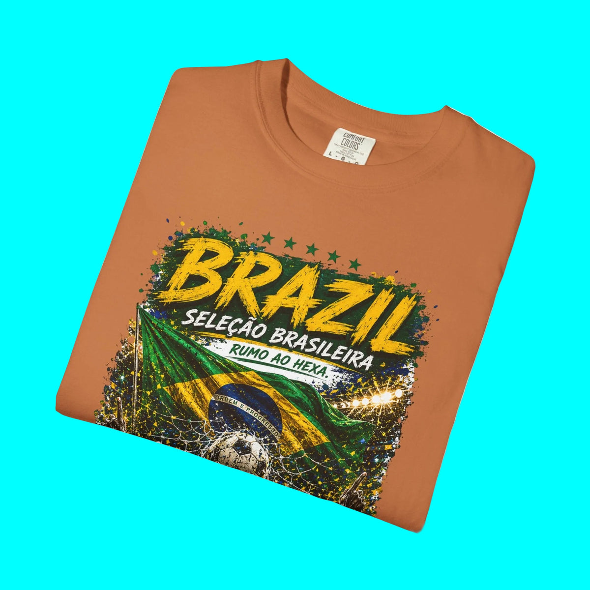 Viva BRAZIL Seleção Brasileira 2026 Soccer Fan T-shirt | World Knockout Rounds Viral Latino Tees | Heavyweight Cotton