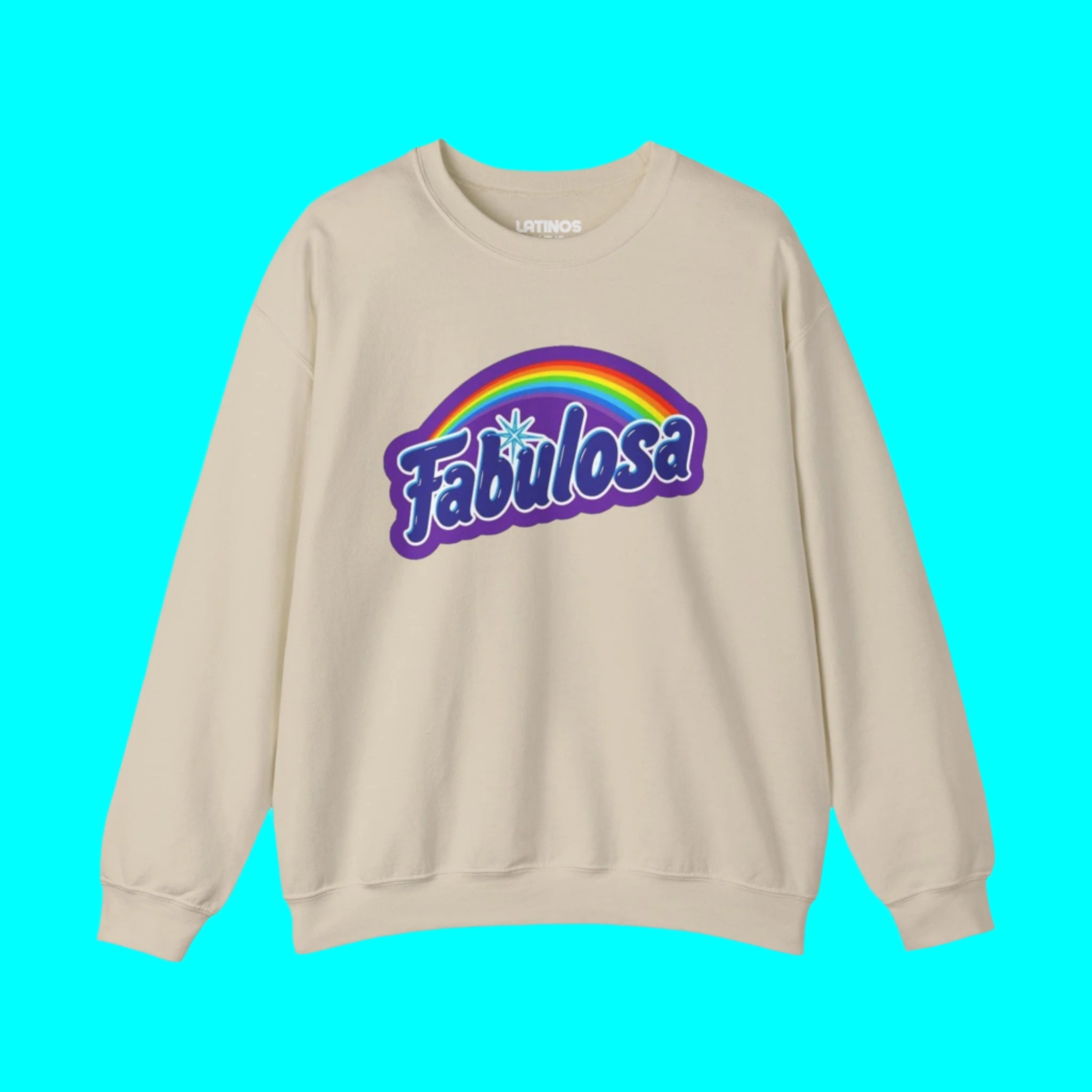 Sudadera cuello redondo "Fabulosa Comfy" | Viral, divertida, orgullo latino | 3 colores