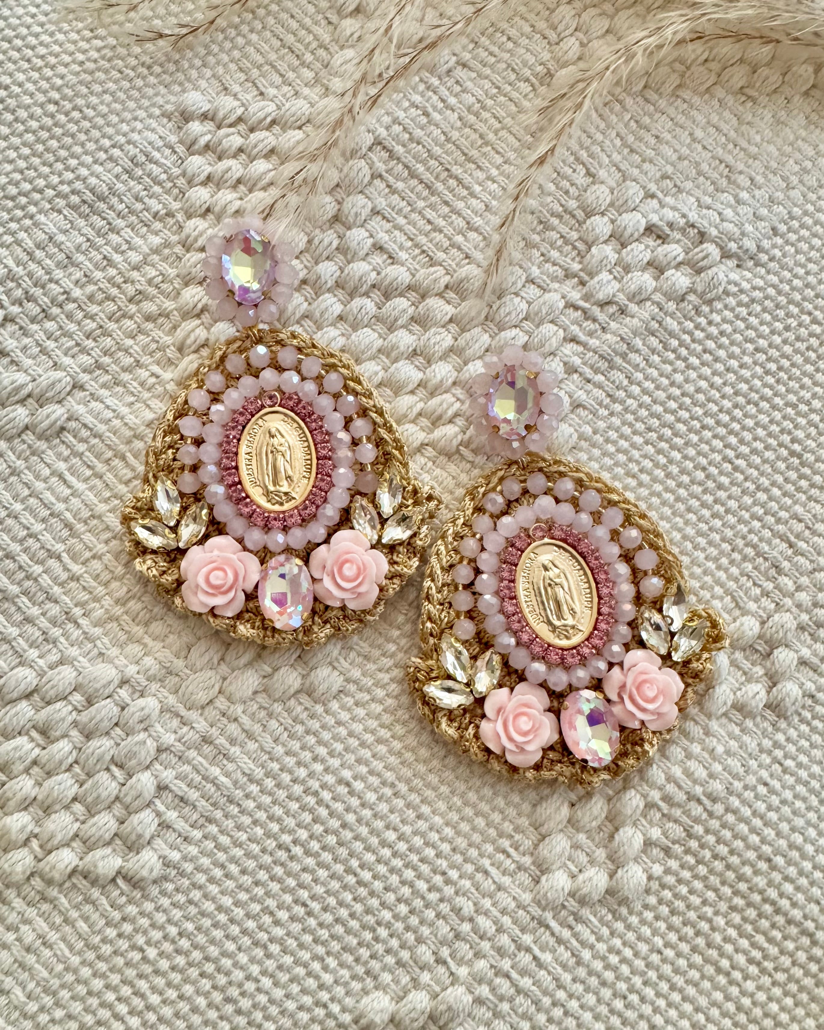 Earrings crochet  “Milagrosa”