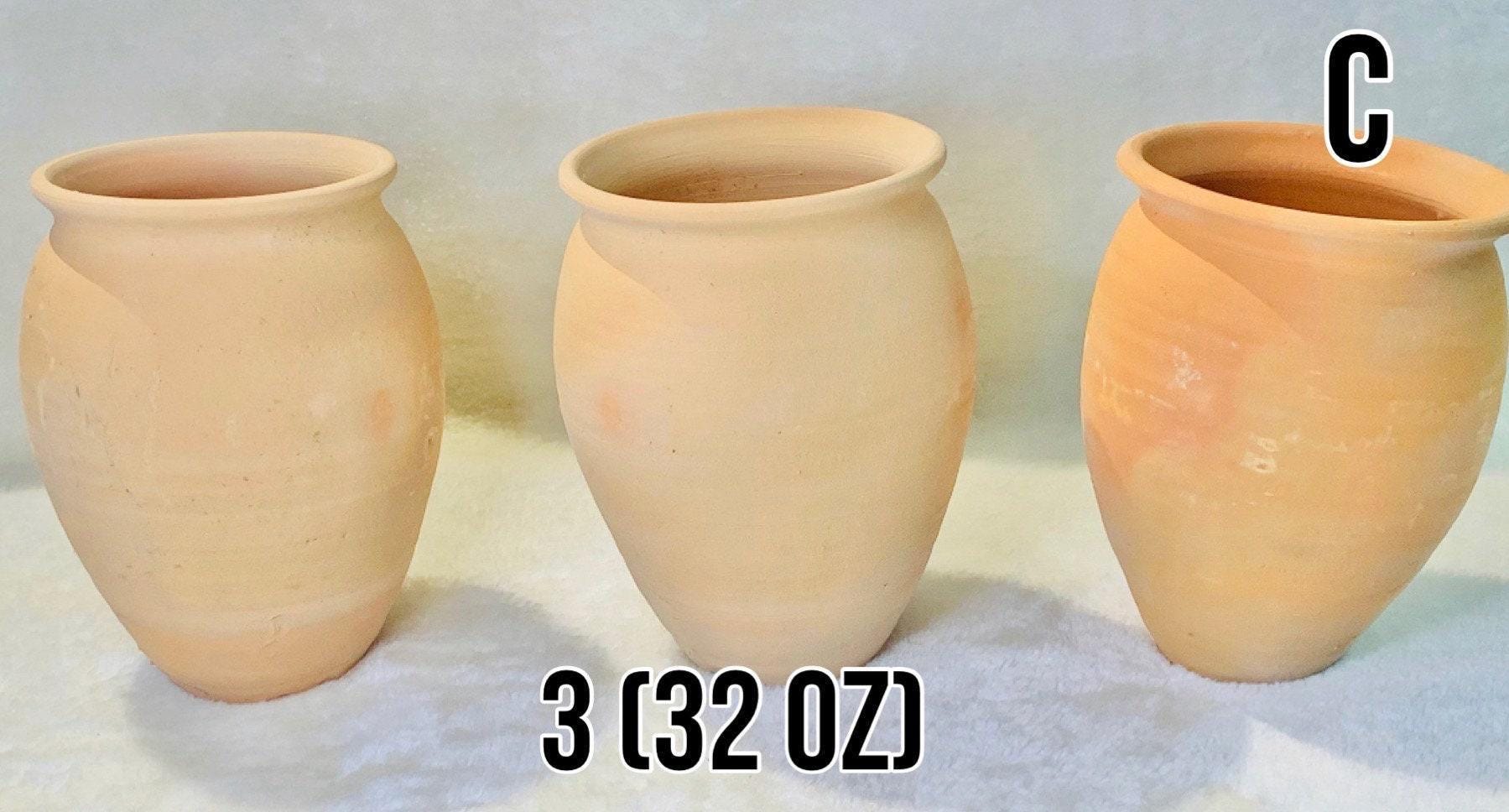 Cantaritos de Barro Clay Cups 32 oz.