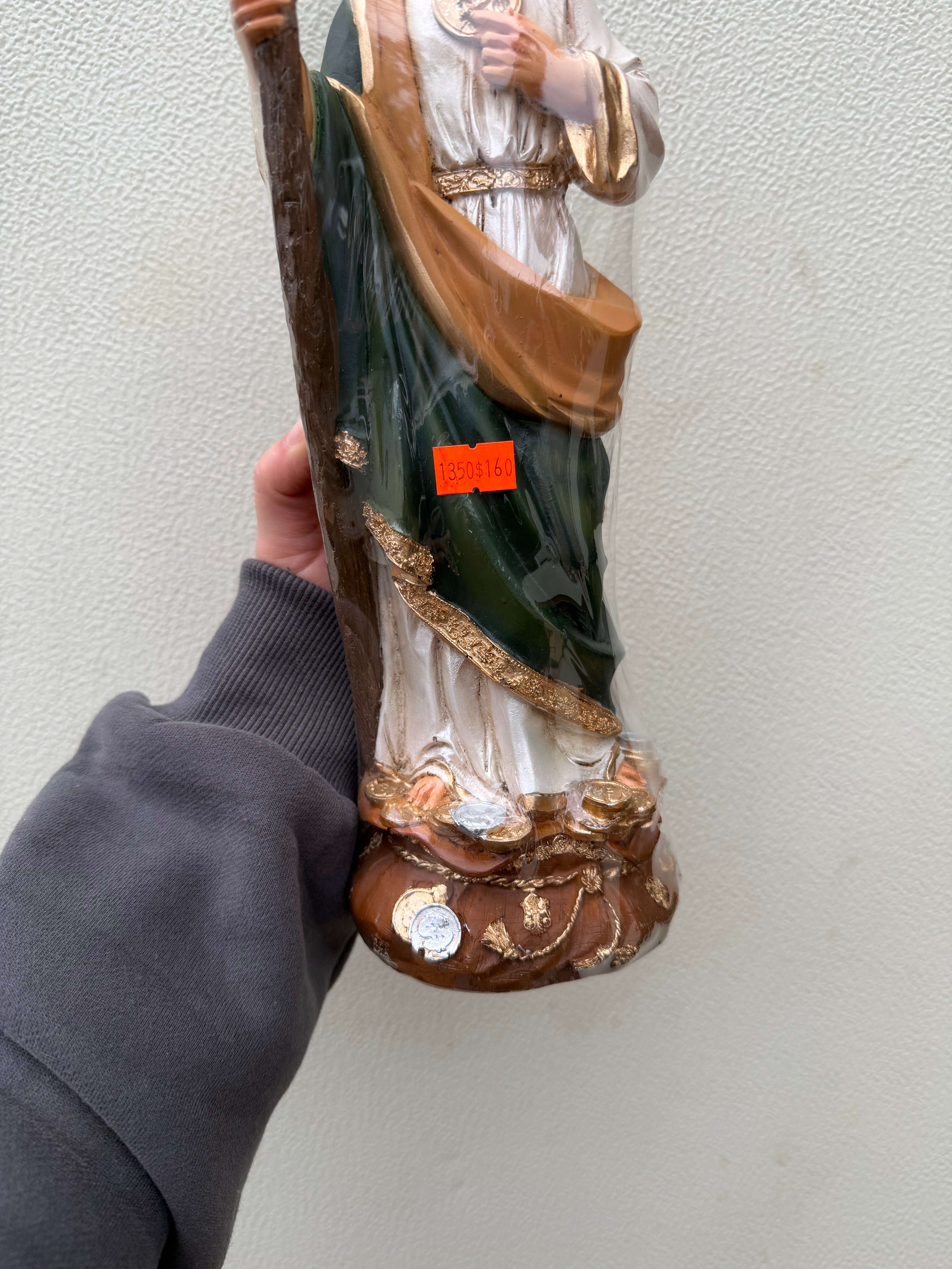 Estatua decorativa de San Judas de 14 pulgadas