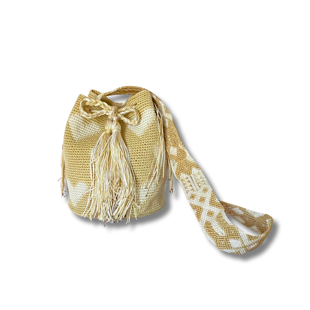 Bolso cruzado Catalina Hearts de ganchillo, pieza única - México