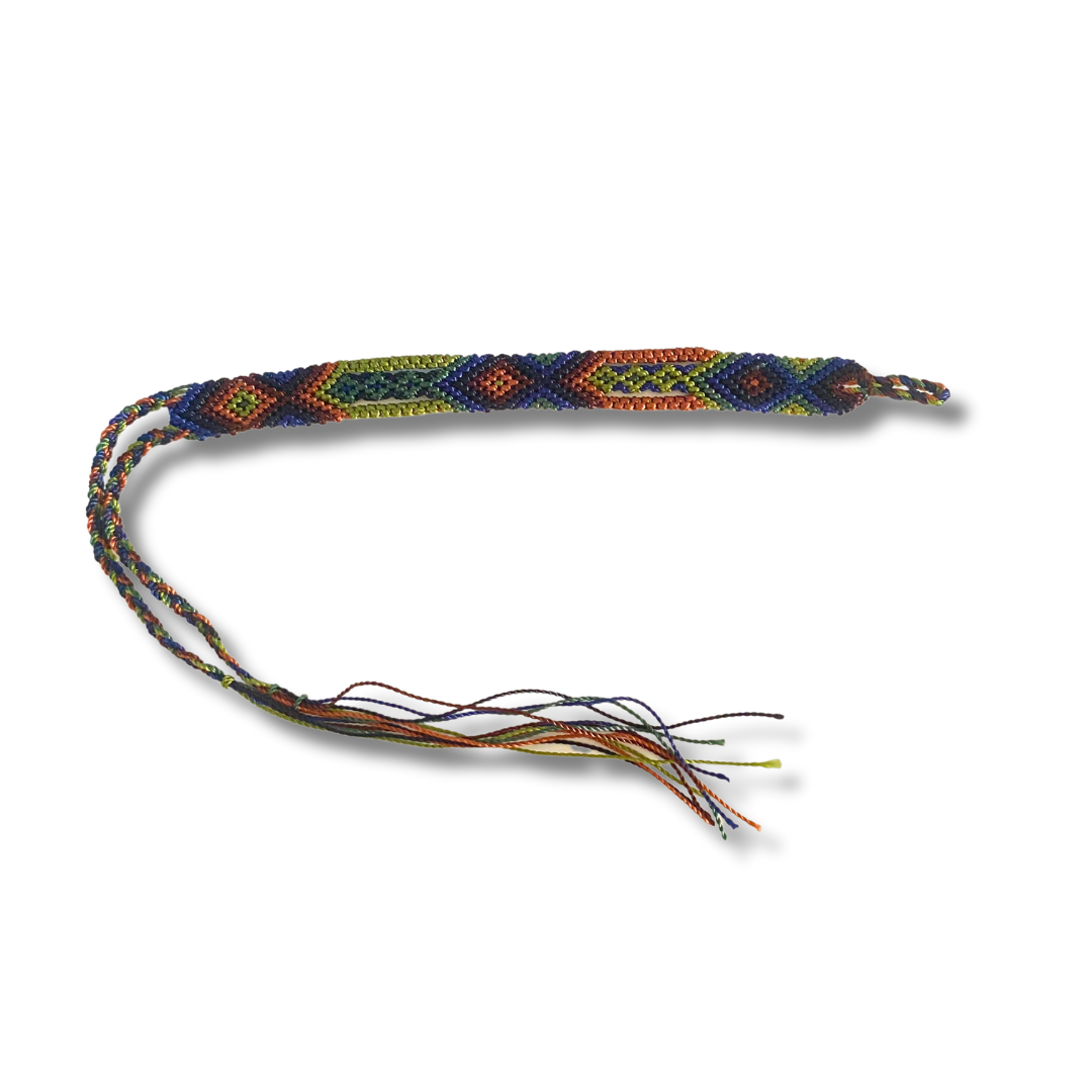Pulsera de hilo tejido de macramé pequeña - Elige el color - México