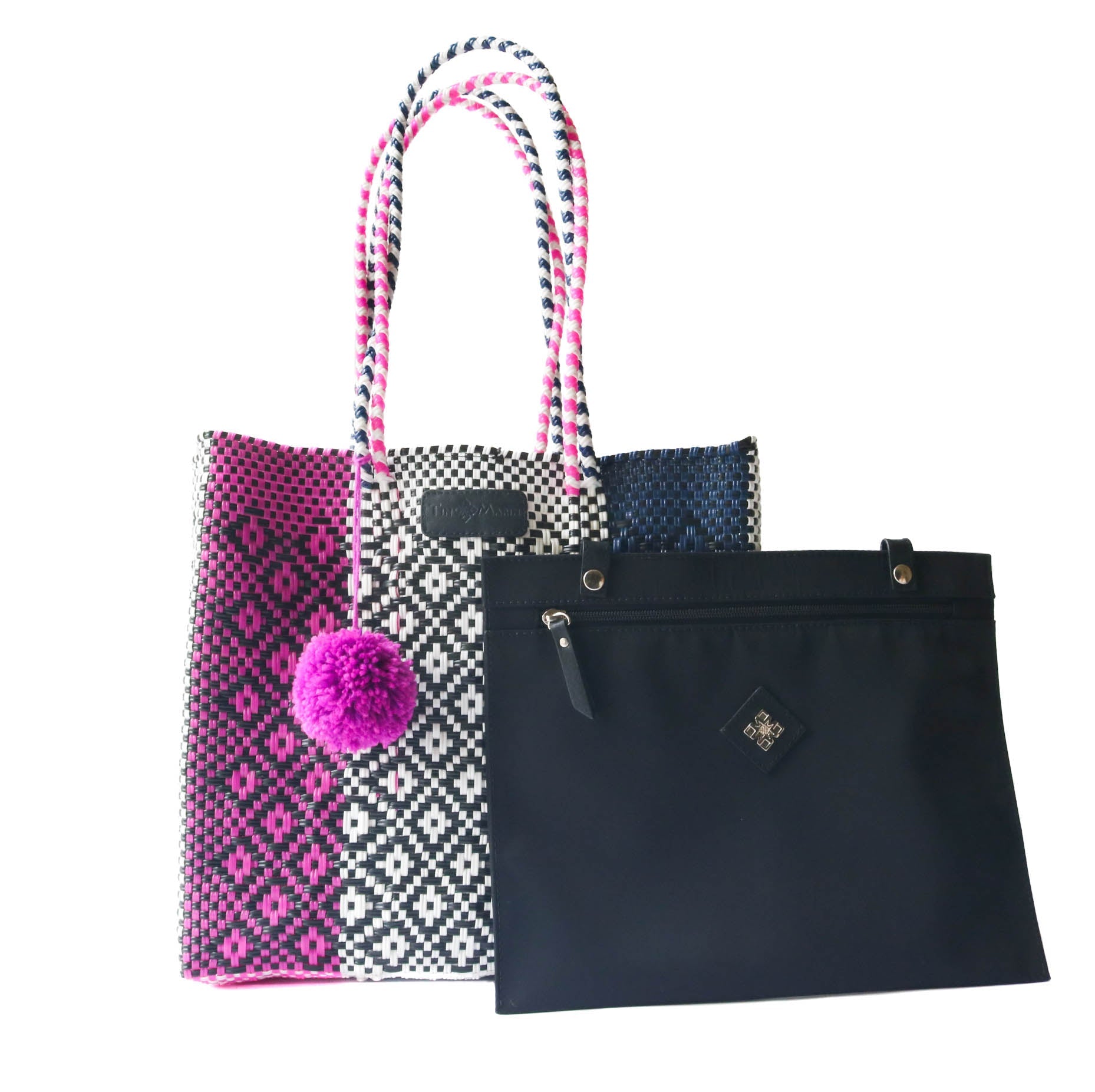 Bolso tote Bloom tejido