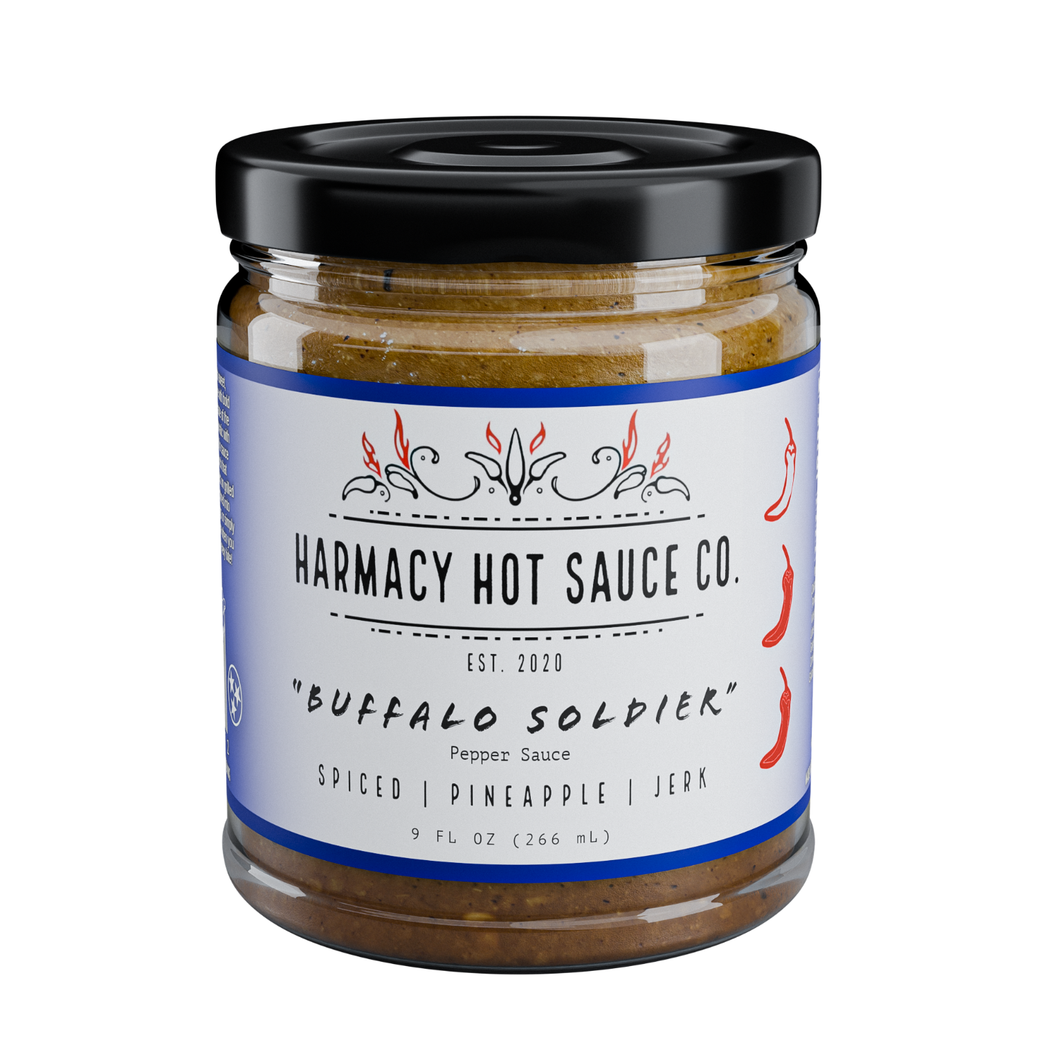 Buffalo Soldier - Pineapple Jerk Sauce (9oz)