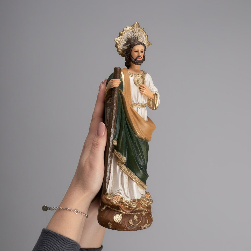 Estatua decorativa de San Judas de 14 pulgadas