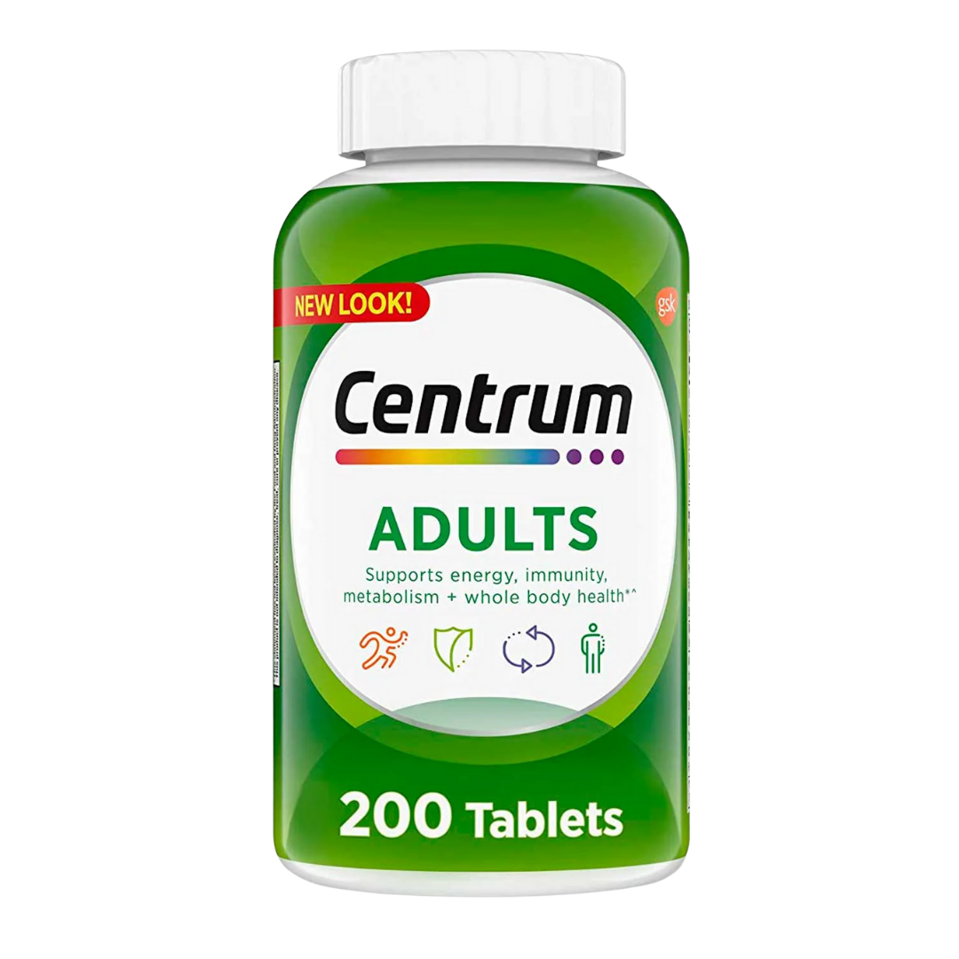 Centrum Adultos Tabletas Multivitamínicas (200 unidades)