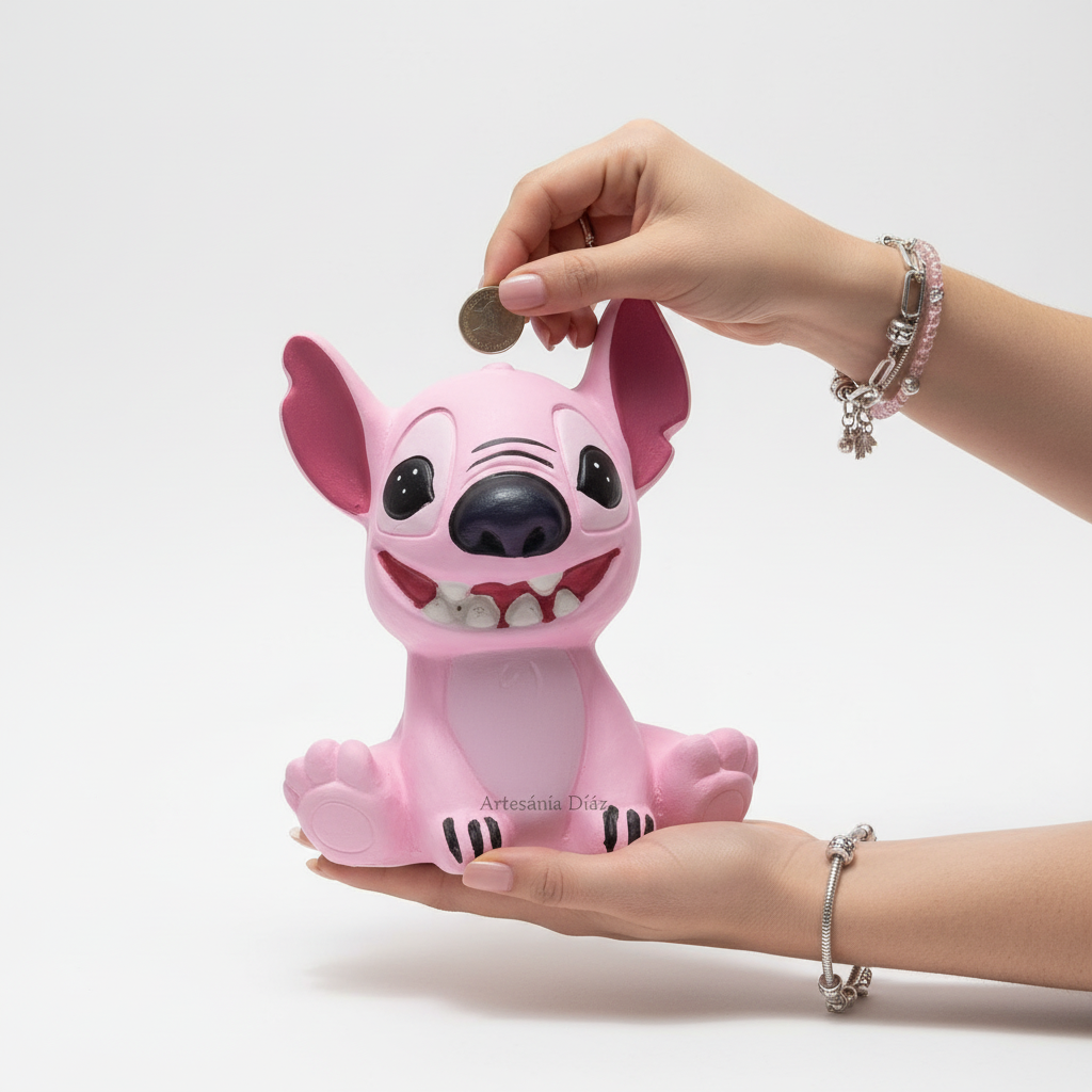 Hucha de cerámica de Stitch