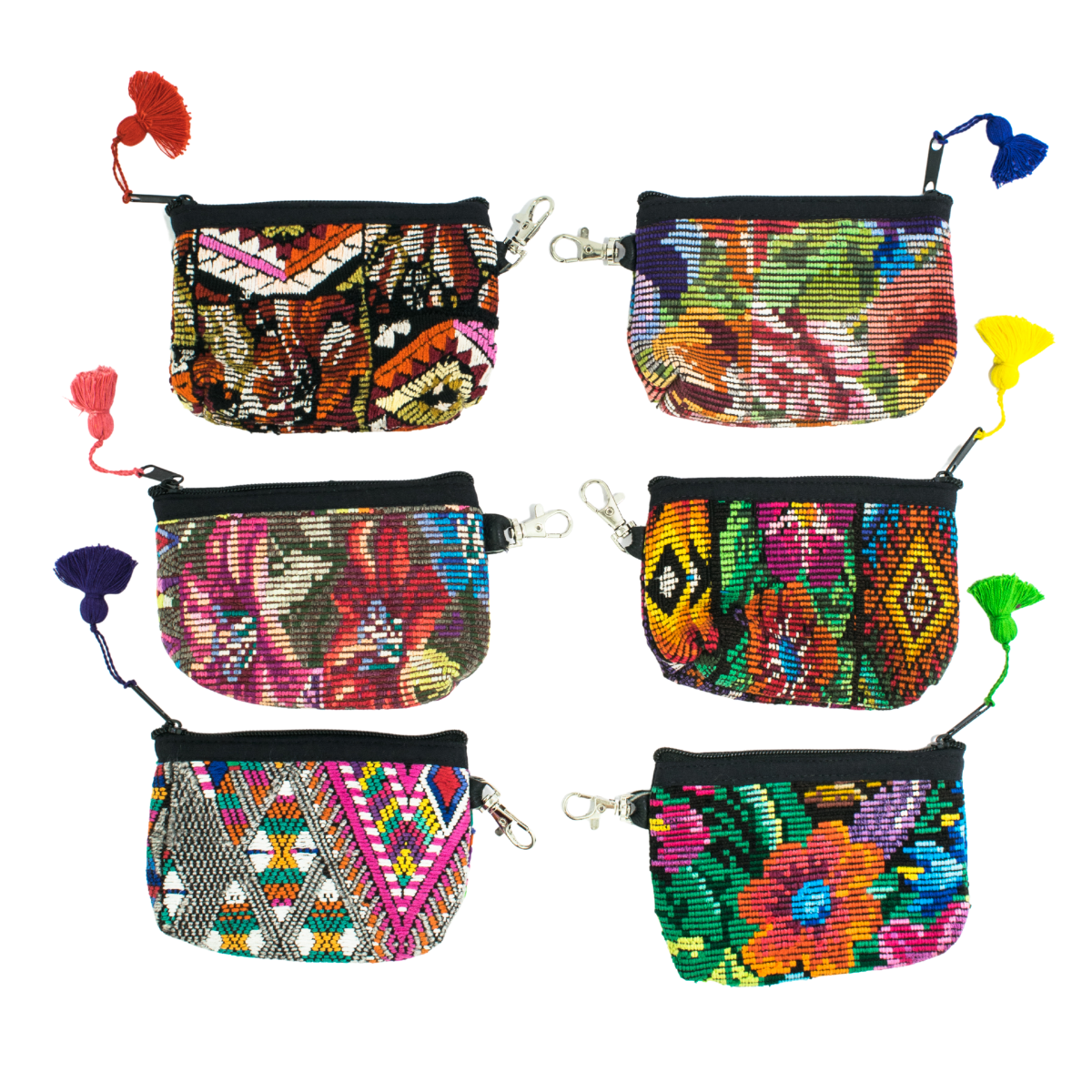 Monedero de Huipil Reciclado Leti - Guatemala
