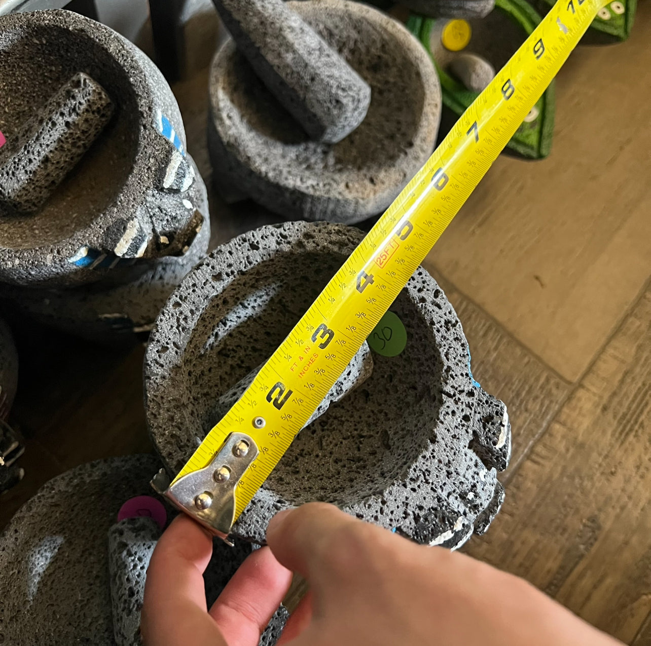 Molcajete Cerdito 100% Volcánico