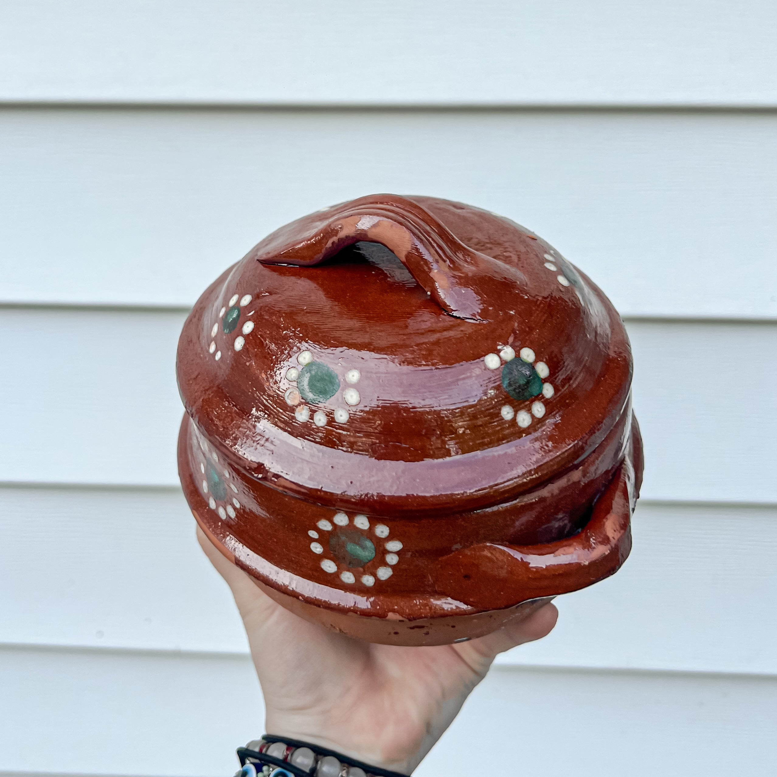 Salsero Tradicional de Barro Pequeño Mexicano