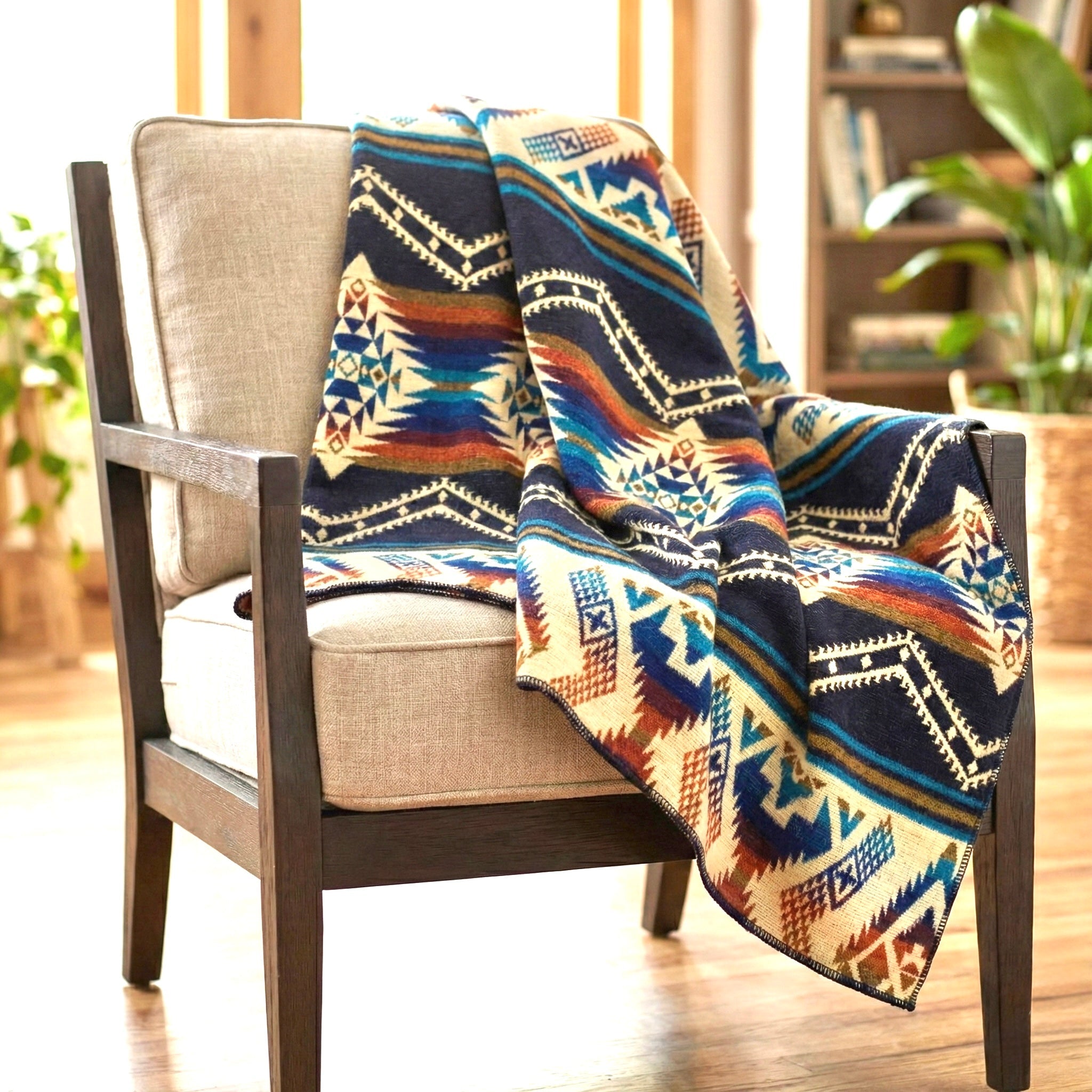 Andean Alpaca Wool Blanket - Rio