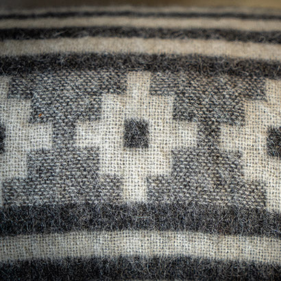 Manta de lana de alpaca — Diseño de alpaca