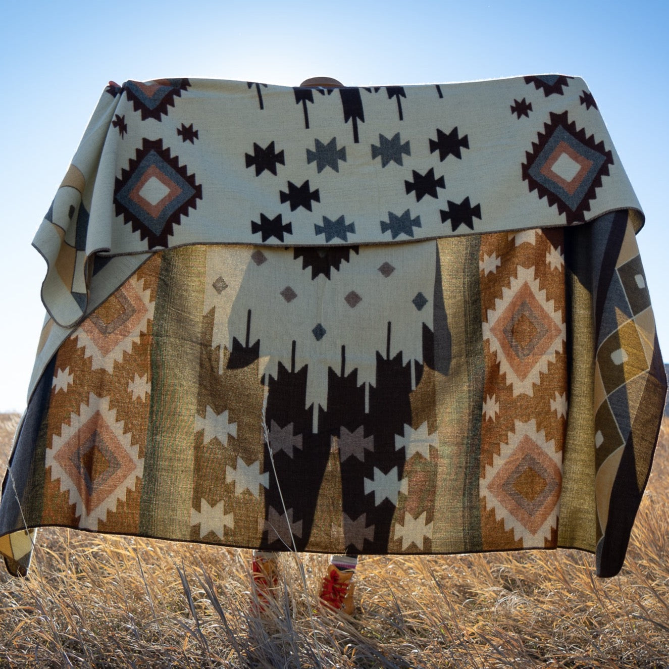 Manta de Lana de Alpaca Andina - Mojave