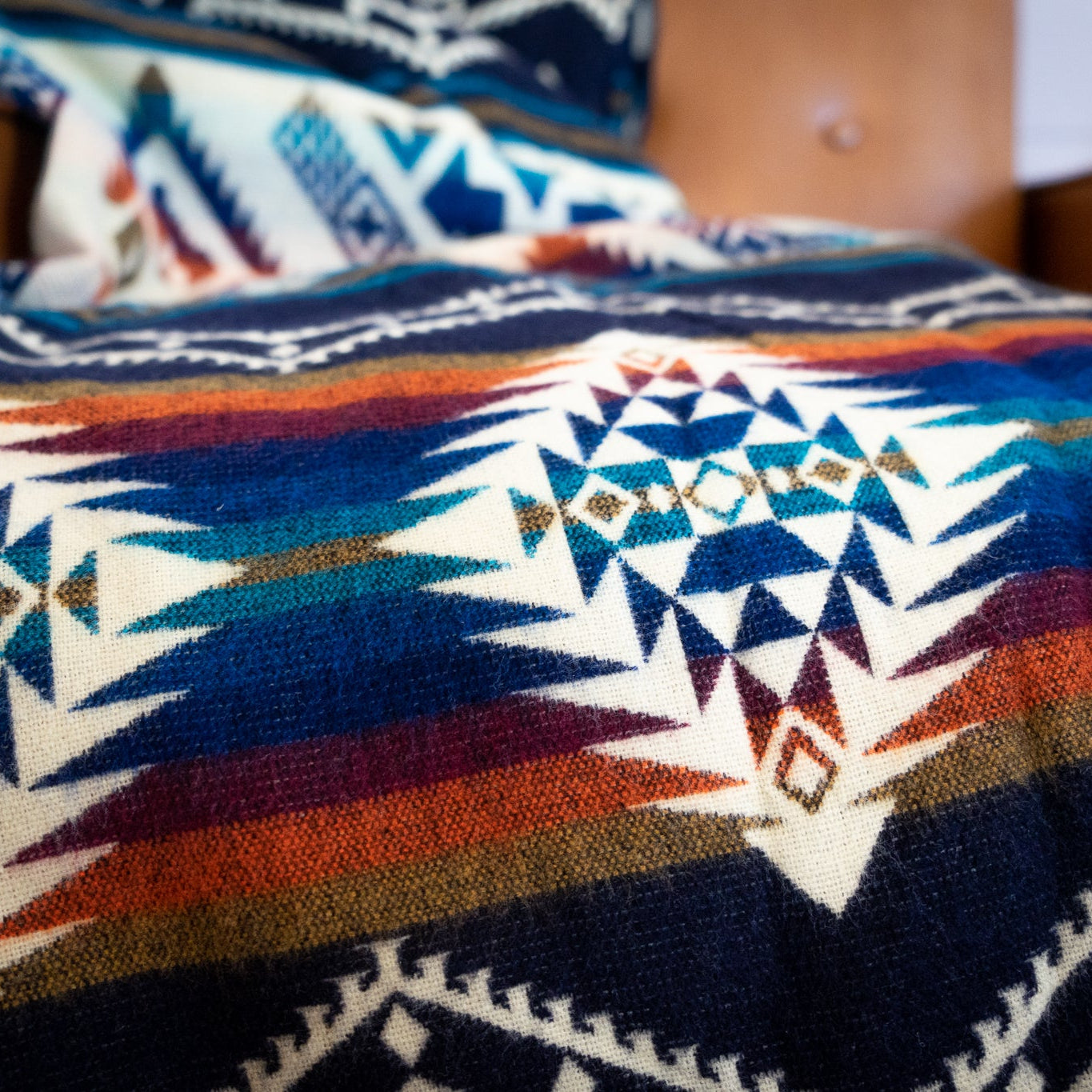 Andean Alpaca Wool Blanket - Rio