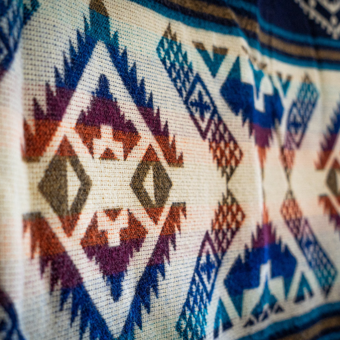 Andean Alpaca Wool Blanket - Rio