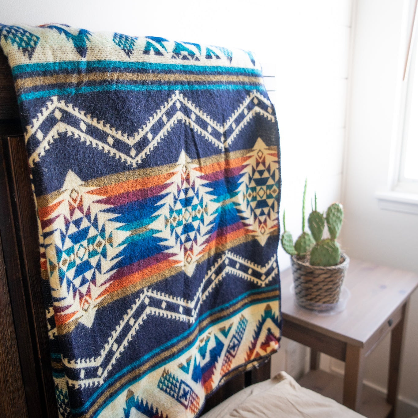 Andean Alpaca Wool Blanket - Rio
