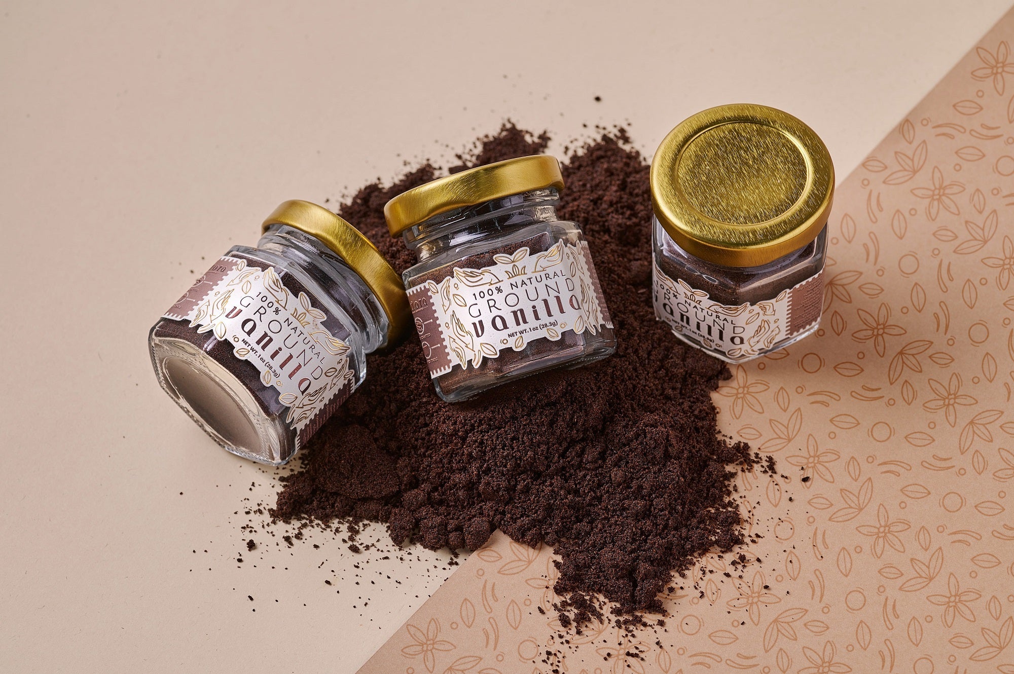 Ground Vanilla Bean Powder – Tahitian, Ecuadorian Grown