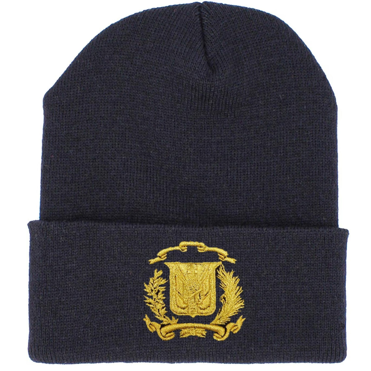 Gorro Beanie Negro Dominican Shield Skully
