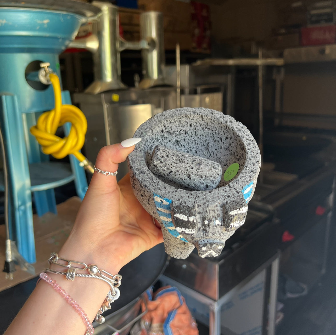 Molcajete Cerdito 100% Volcánico