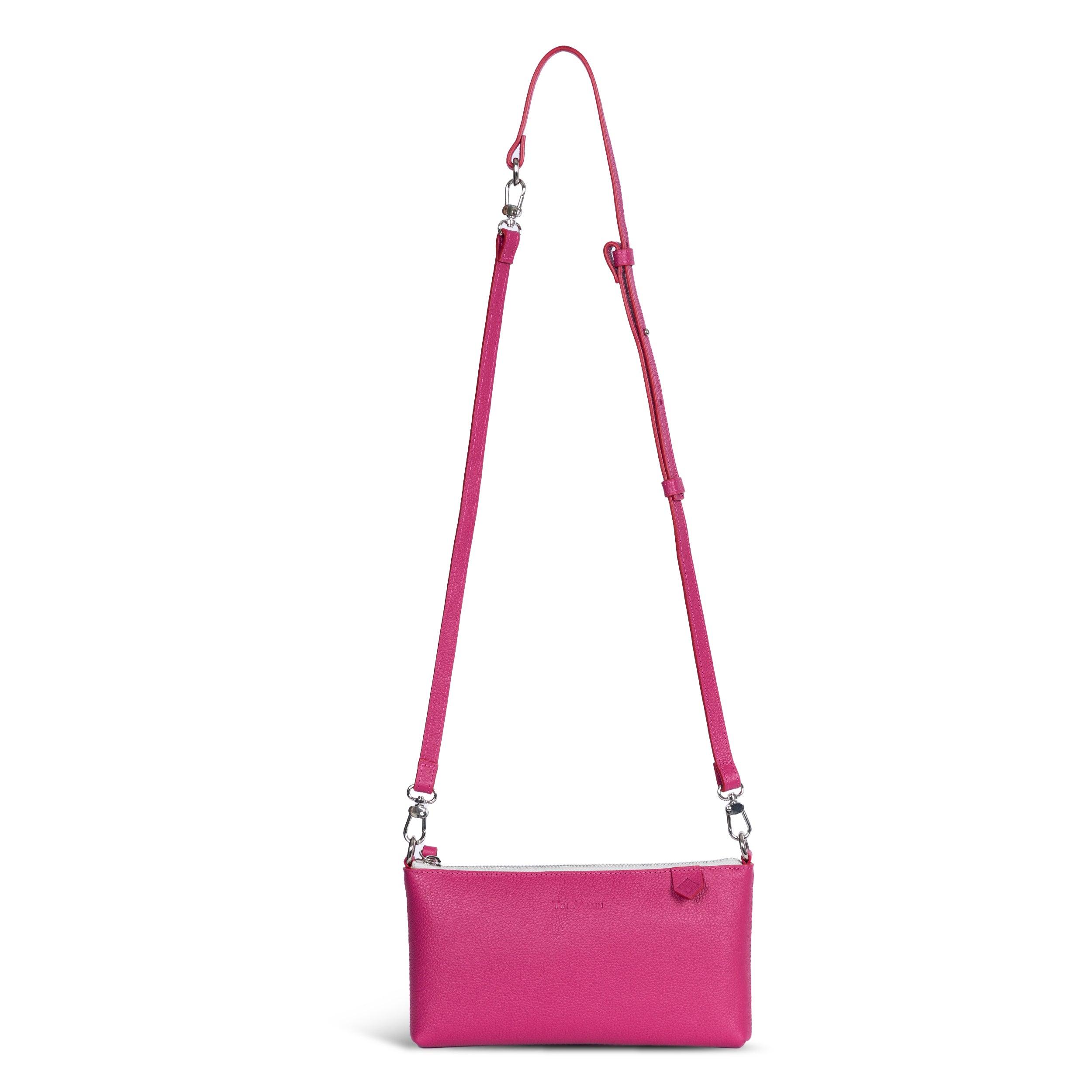 Bolso Elia de piel convertible – Clutch, bandolera y cruzado