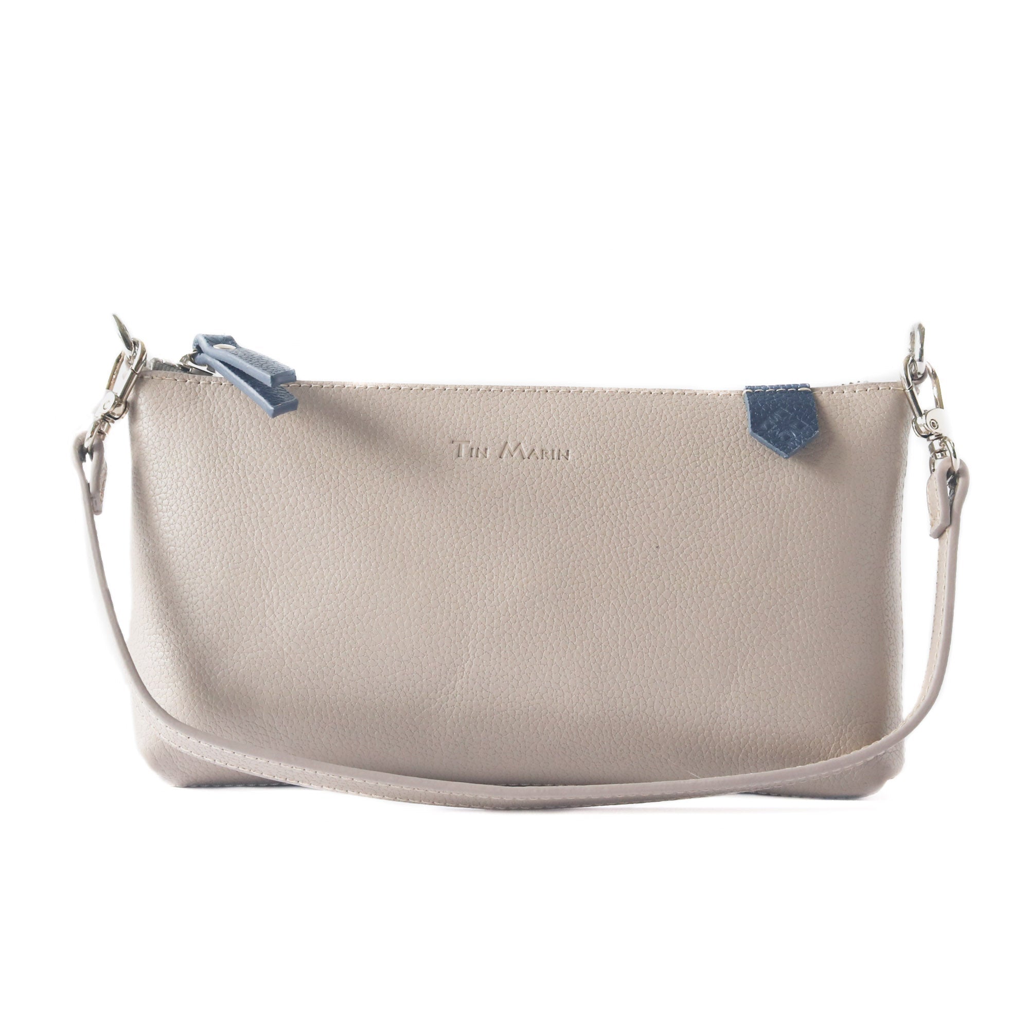 Bolso Elia de piel convertible – Clutch, bandolera y cruzado