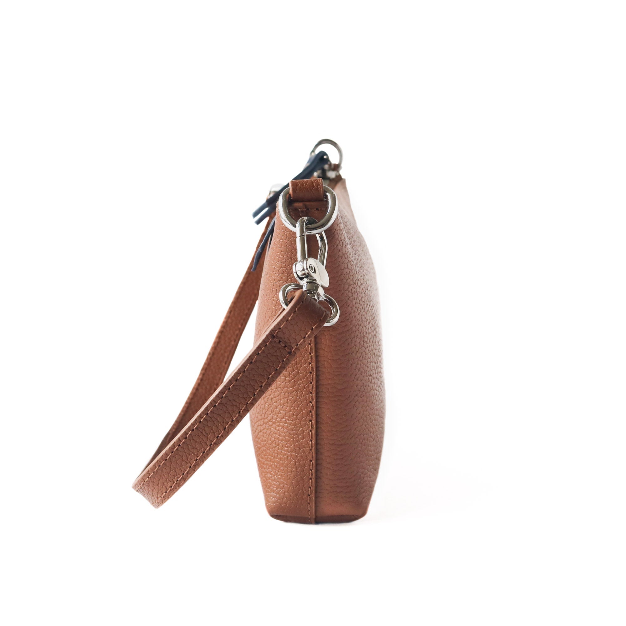 Bolso Elia de piel convertible – Clutch, bandolera y cruzado