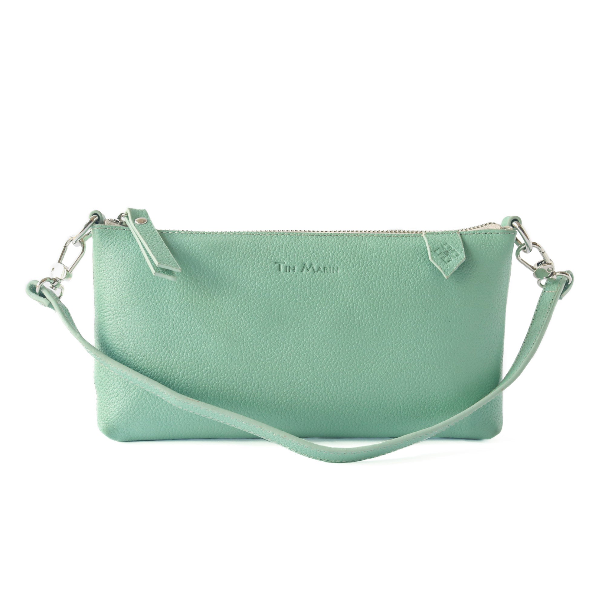 Bolso Elia de piel convertible – Clutch, bandolera y cruzado