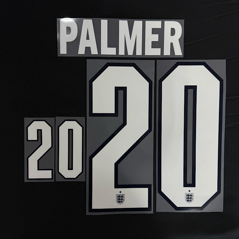 England 2026- Away PALMER #20 Official Name Set