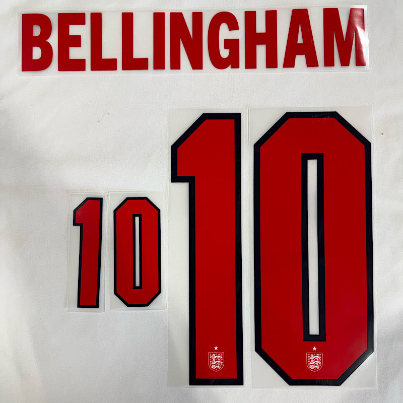 England 2026- Home BELLINGHAM #10 Official Name Set