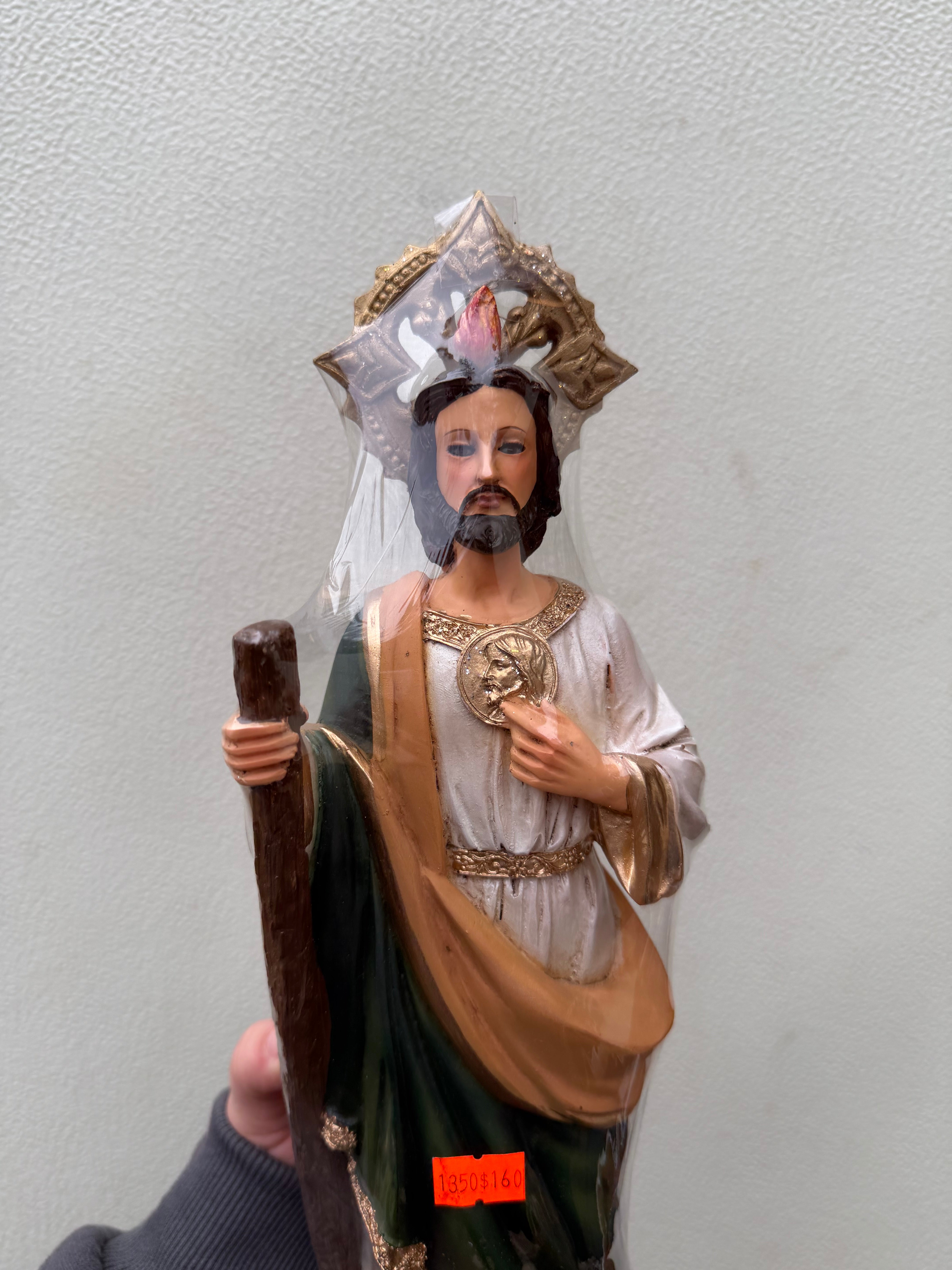 Estatua decorativa de San Judas de 14 pulgadas