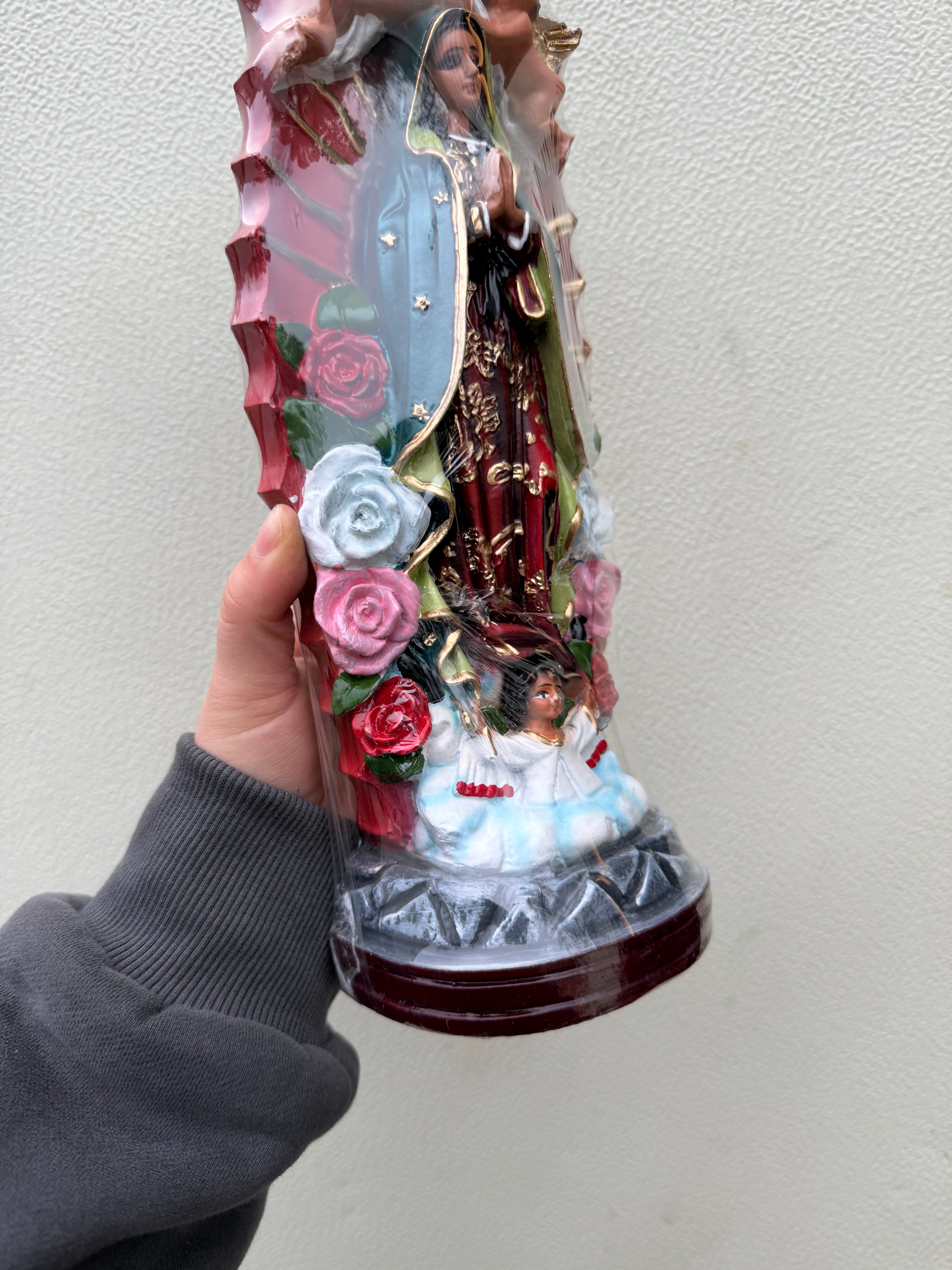 Virgen De Guadalupe 12in Decor Statue