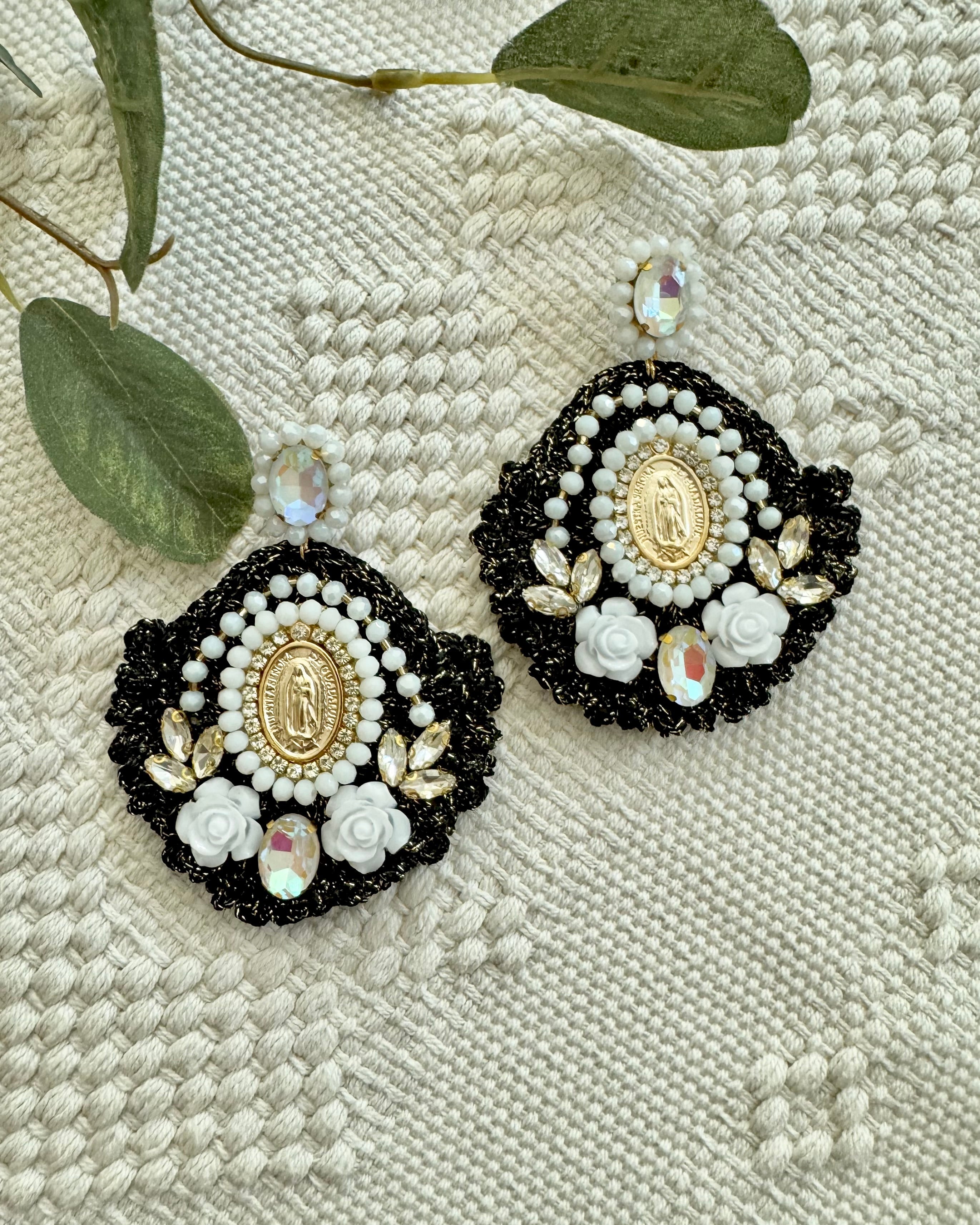 Earrings crochet  “Milagrosa”