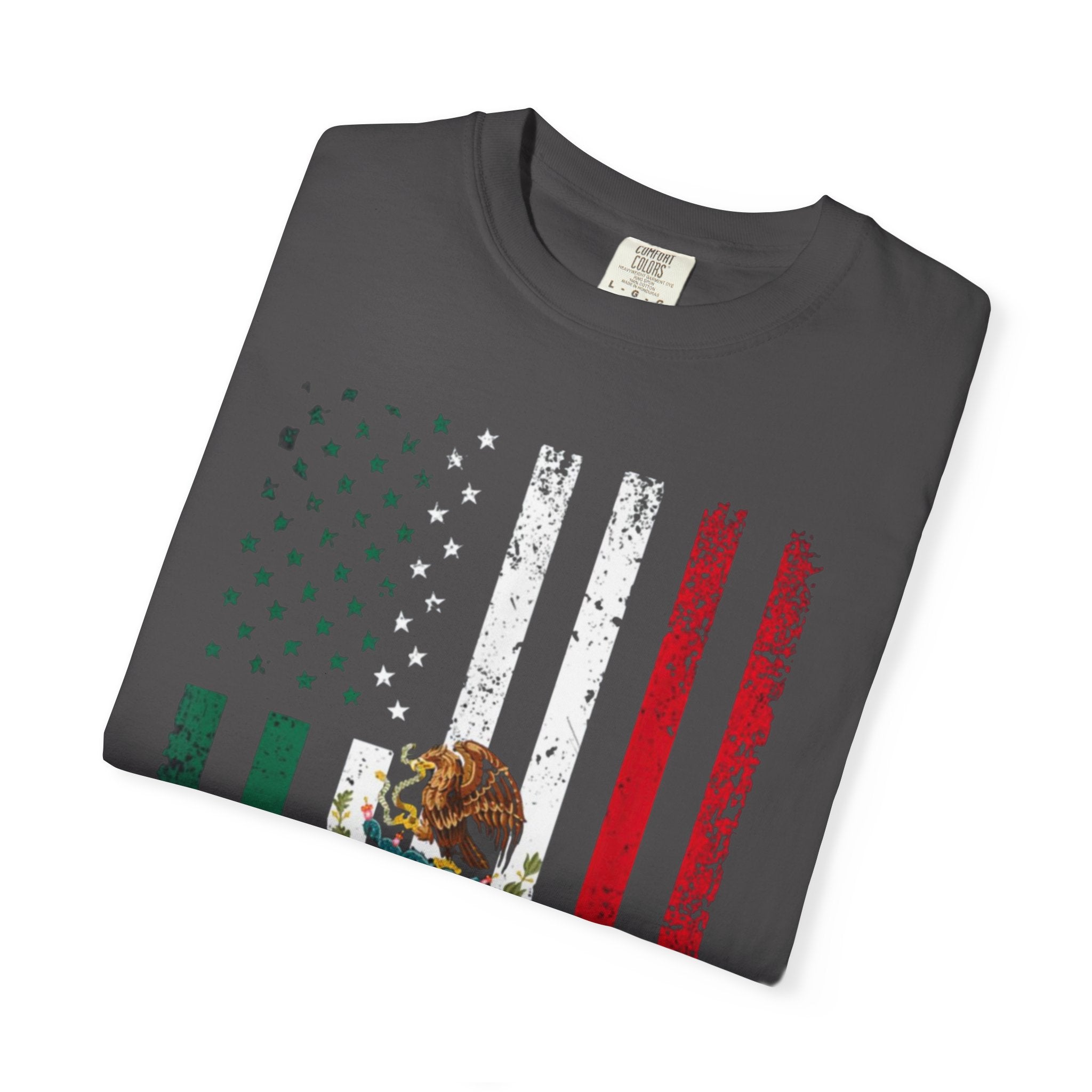 USA + MEXICAN FLAG PRIDE T-Shirt | Independence Day Latino Vibes (Mexico) - July 4th | 2 Colors