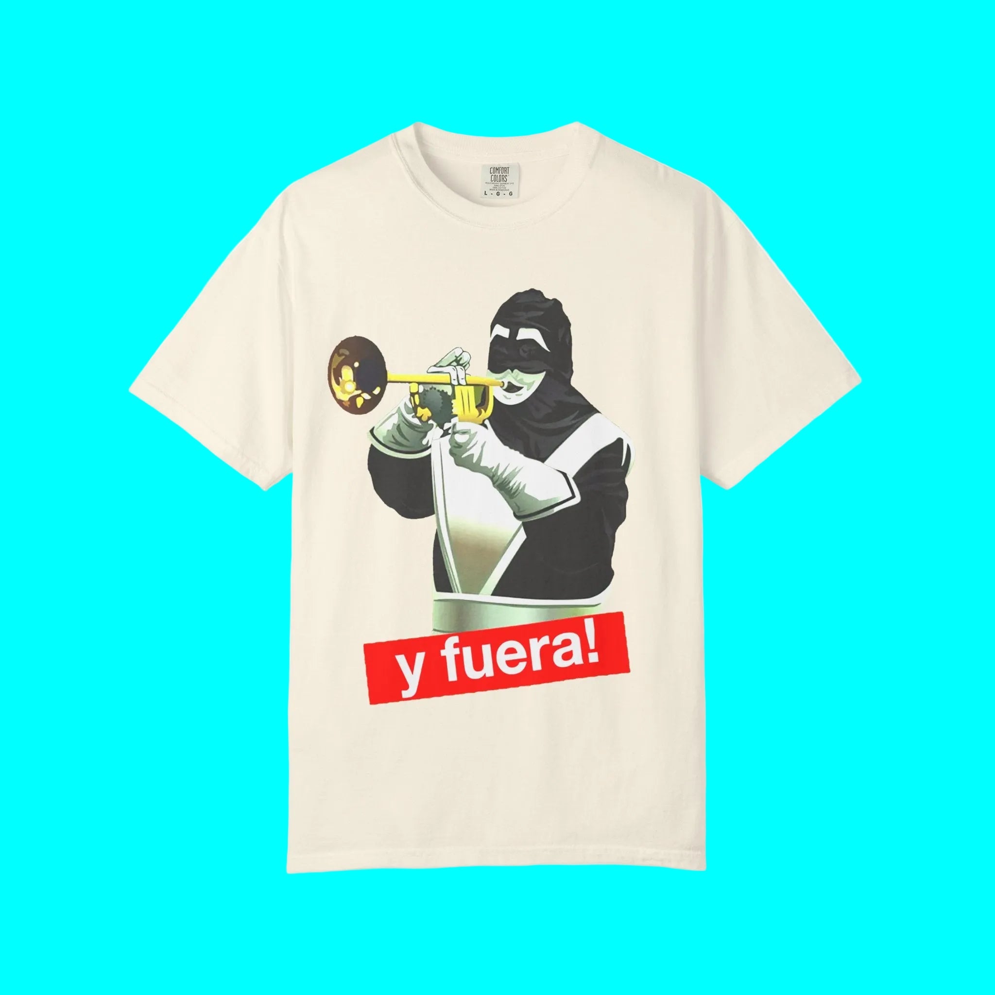 Camiseta "¡Y FUERA!" El Chacal De La Trompeta | Don Francisco | 5 Colores