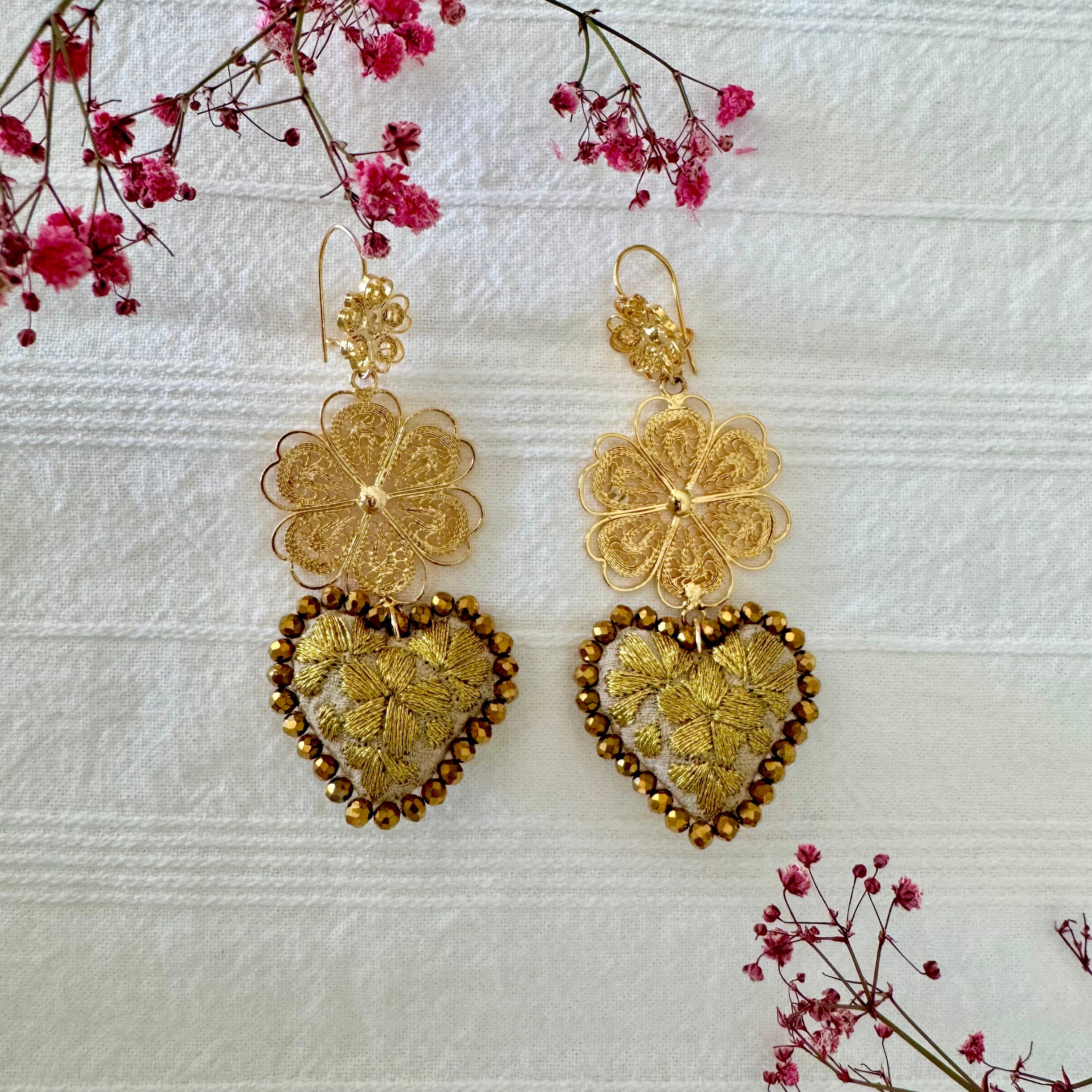 Earrings san Antonino gold plated