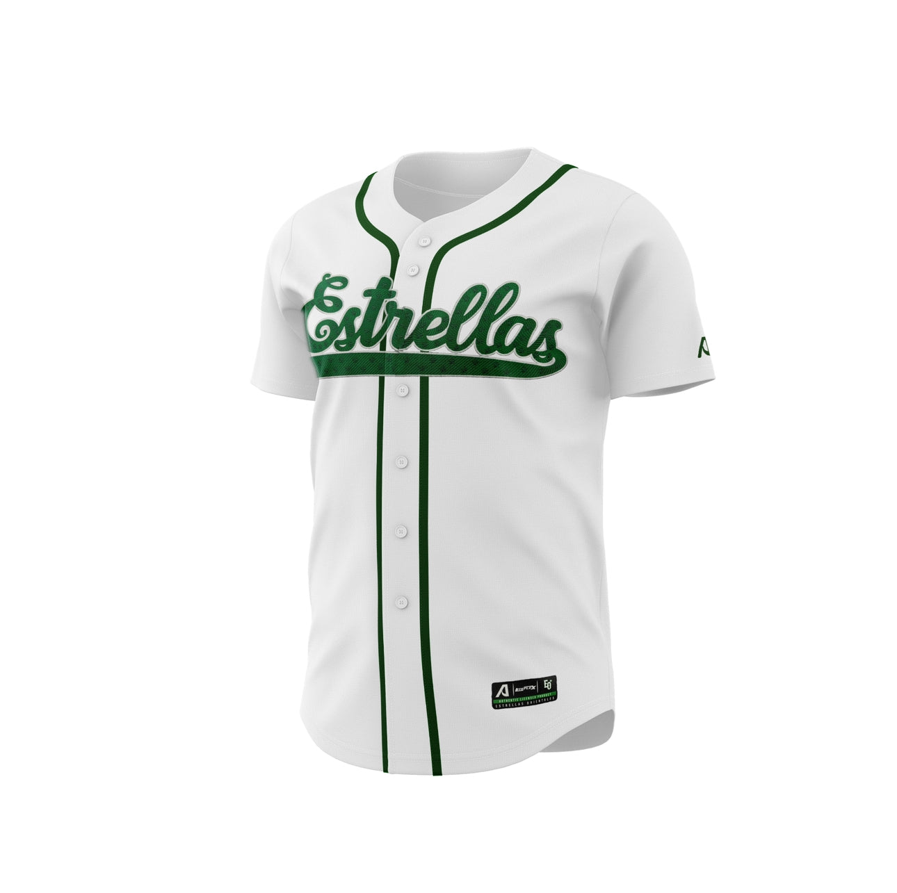 Camiseta oficial 2024-2025 de los Estrellas Orientales con botones completos - Blanca