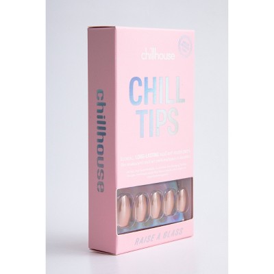 Chillhouse Chill Tips Uñas postizas a presión - Raise a Glass - 24 unidades