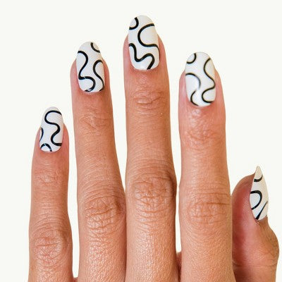 Chillhouse Chill Tips Uñas postizas a presión Wavy Baby 24u. - Nuevo