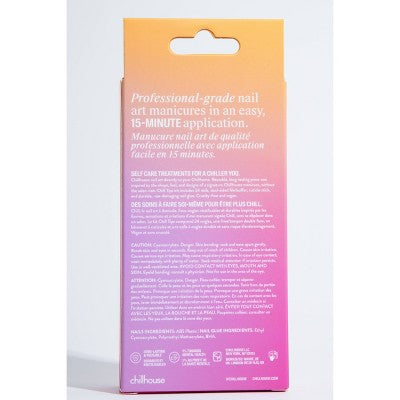Chillhouse Chill Tips Uñas postizas a presión Sunset Sorbet 24 unidades - Nuevo