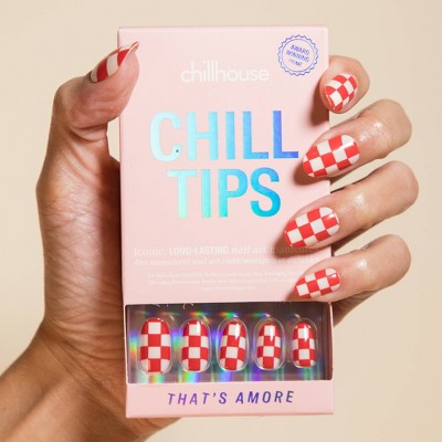 Uñas postizas Chillhouse That's Amore 24 unidades - Nuevo