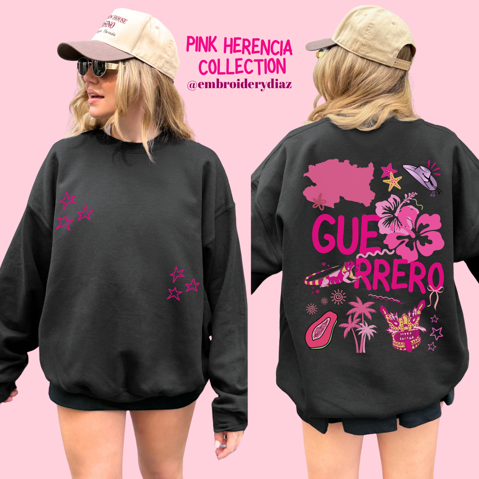 Suéter Guerrero Rosa Herencia