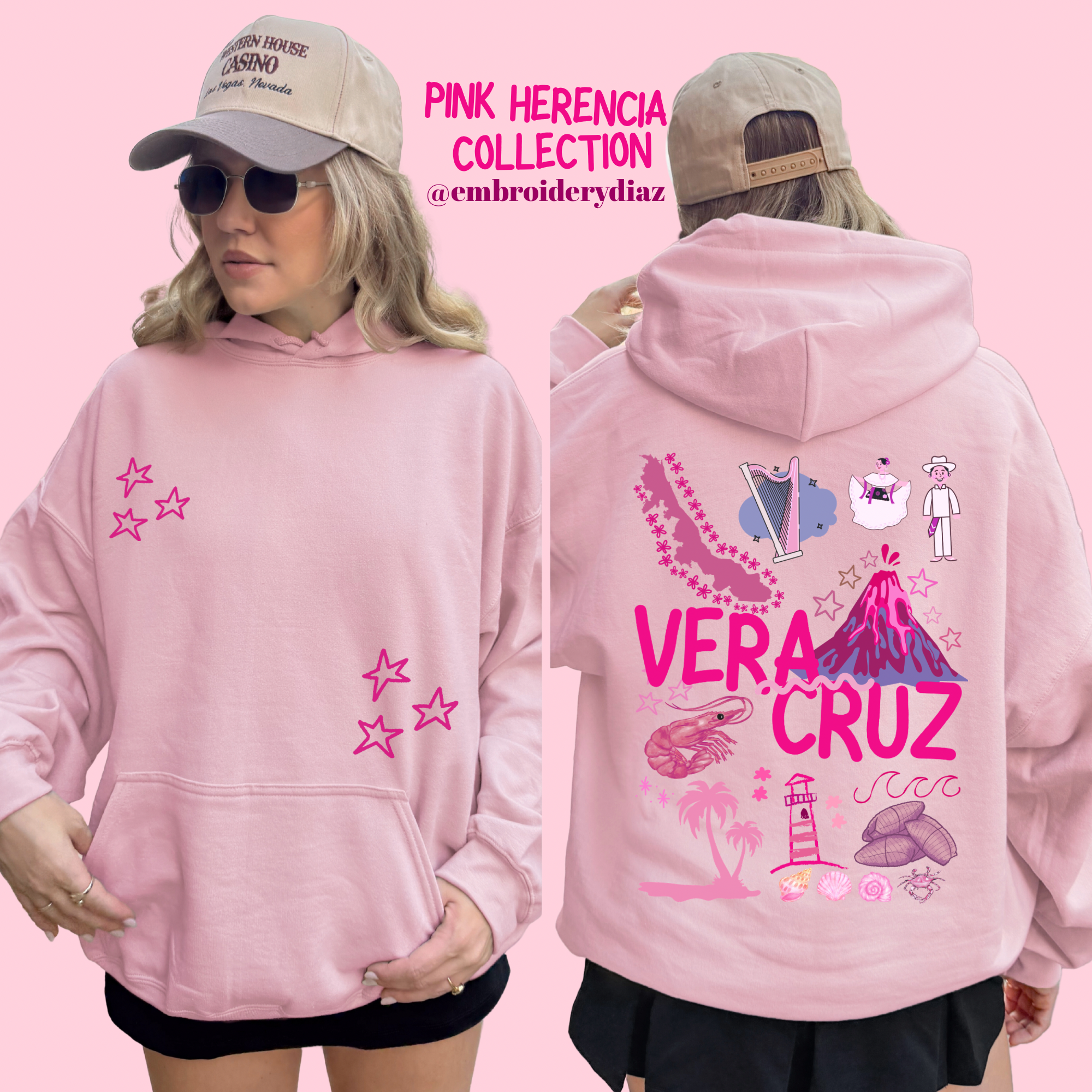 Suéter Veracruz Pink Herencia